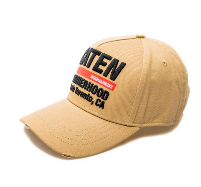 Dsquared2 Baseball Cap Baseballkappe Brotherhood Icon Cap Kappe gesticktes Maxi-Logo-Patch auf der Vorderseite von Dsquared2