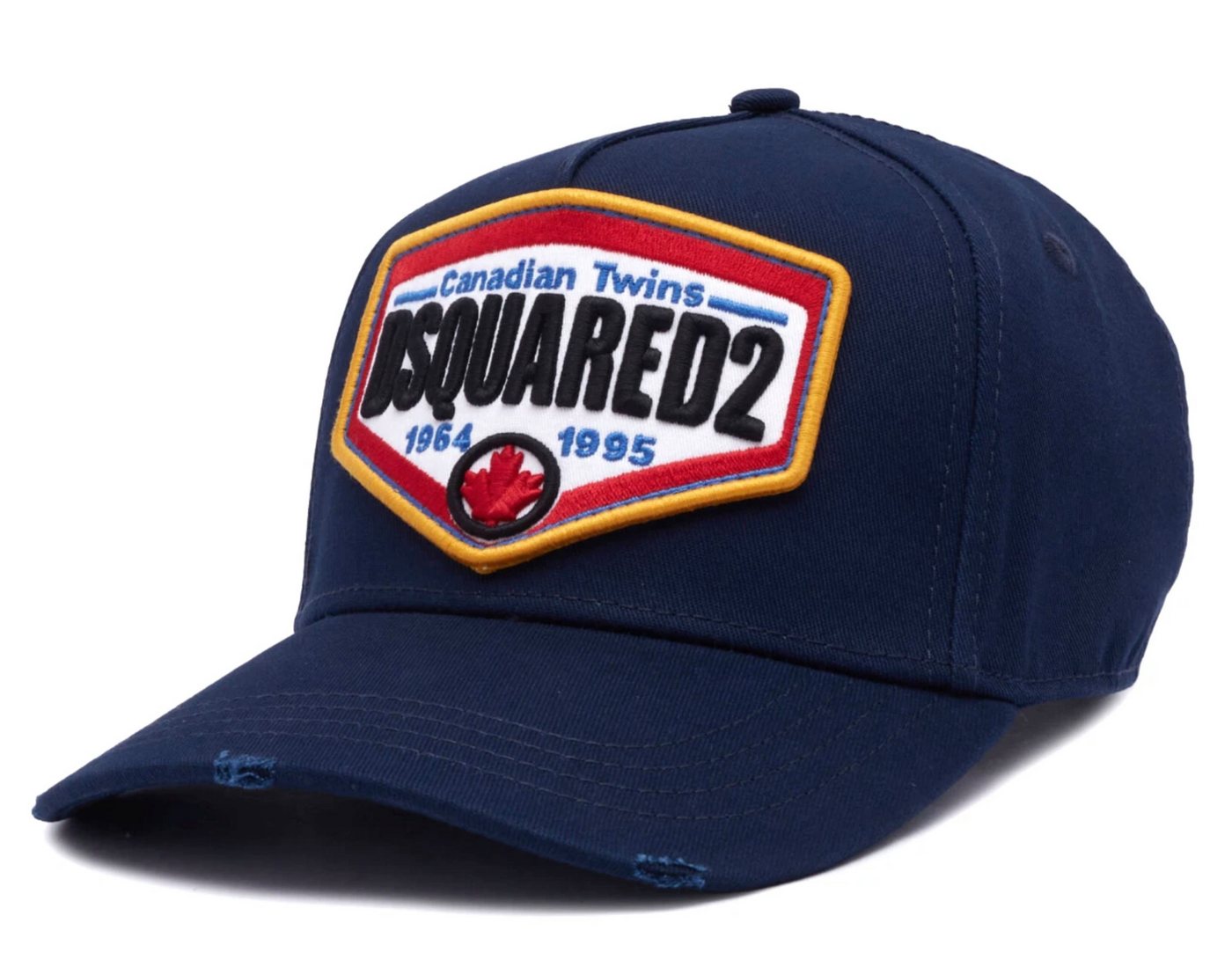 Dsquared2 Baseball Cap Basecap Icon Retro Patch Logo Baseballcap Mütze Markante Logo-Stickereien oder Signature-Patches von Dsquared2