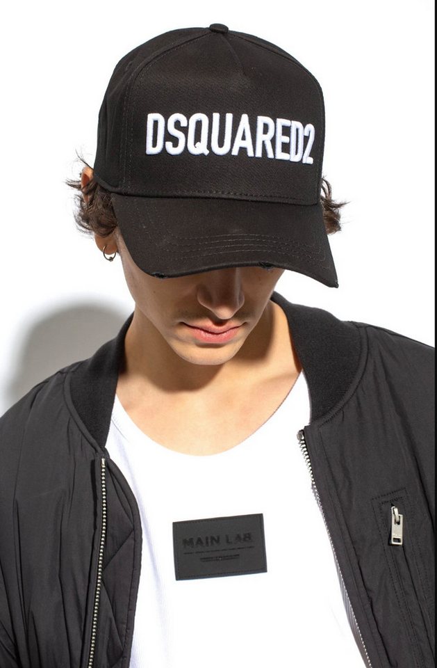 Dsquared2 Baseball Cap Basecap Icon Retro Patch Logo Baseballcap Mütze Markante Logo-Stickereien oder Signature-Patches von Dsquared2