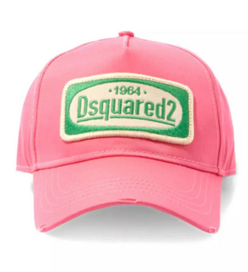 Dsquared2 Baseball Cap Brotherhood Kappe Basebalkappe Trucker Cap Verstellbarer Verschluss, Vintage-Effekt von Dsquared2