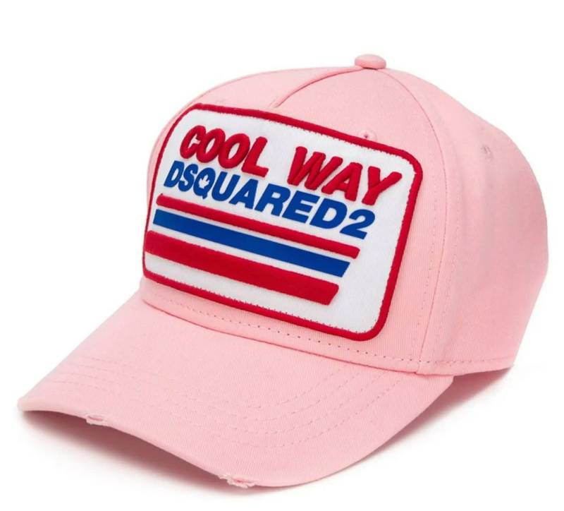 Dsquared2 Baseball Cap COOL WAY Baseballkappe Icon Cap Gestickte Details mit Logo-Typografie von Dsquared2