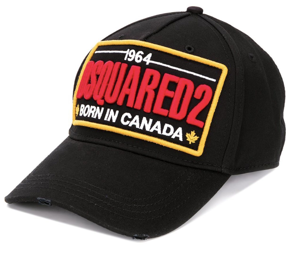 Dsquared2 Baseball Cap Dsquared2 Oversized Fighter Patch Logo Baseballcap Cap Kappe Basebalka von Dsquared2