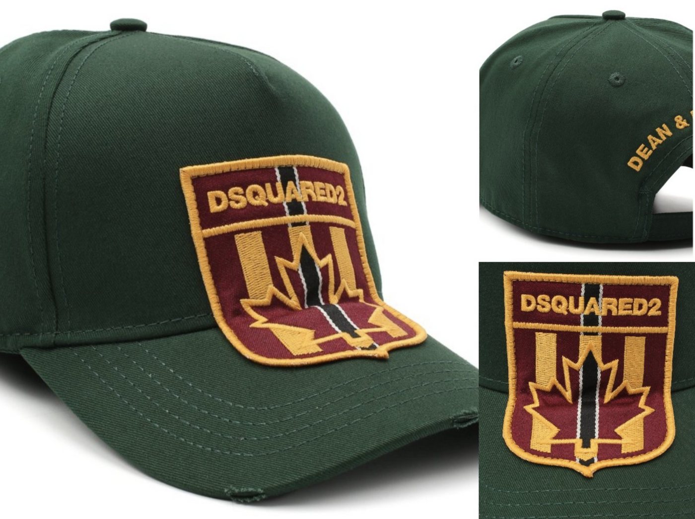 Dsquared2 Baseball Cap Dsquared2 Iconic Canada Leaf Patch Logo Baseballcap Cap Kappe Basebalk von Dsquared2