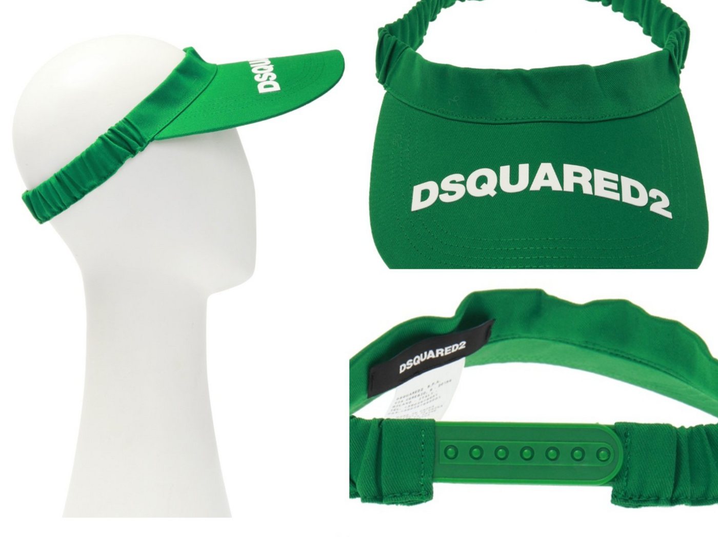 Dsquared2 Ledergürtel Dsquared2 Unisex Iconic Logo-patch Visor Cap Kappe Tennis Golf Hat Son von Dsquared2