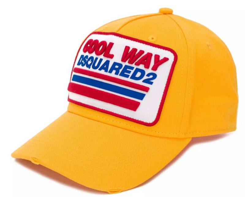 Dsquared2 Baseball Cap COOL WAY Baseballkappe Icon Cap Gestickte Details mit Logo-Typografie von Dsquared2