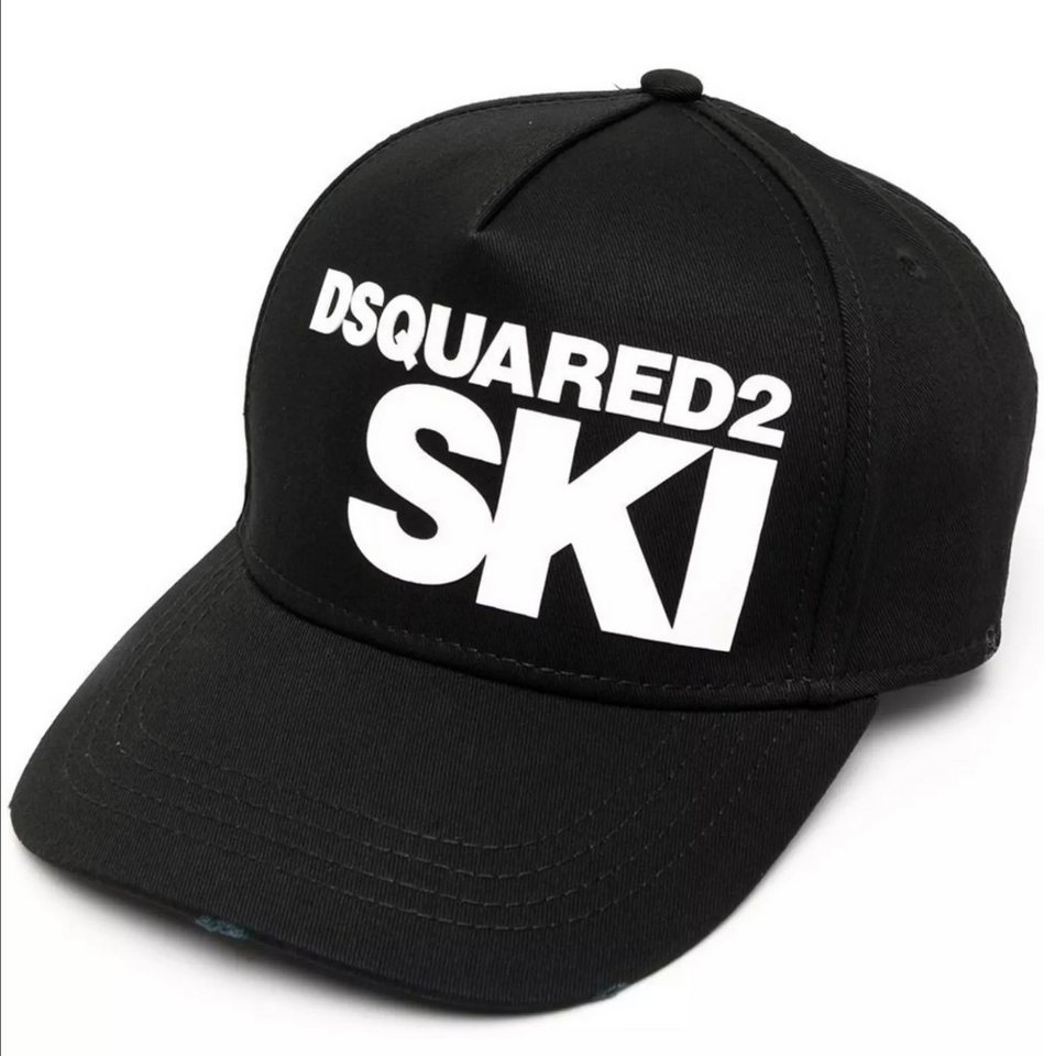 Dsquared2 Baseball Cap Ski Wintersport Icon Cap Distressed-Effekte für einen Vintage-Look Dsquared2 Baseball Cap Ski Wintersport Icon Cap Distressed-Effekte für einen Vintage-Look von Dsquared2