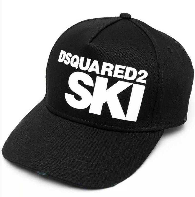 Dsquared2 Baseball Cap Ski Wintersport Icon Cap Distressed-Effekte für einen Vintage-Look von Dsquared2
