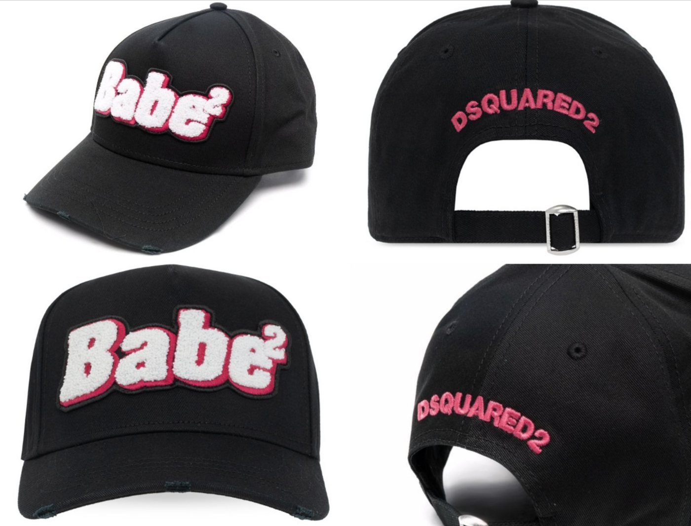 Dsquared2 Baseball Cap DSQUARED2 ICONIC RETRO-TINGED BABE2 BASEBALLKAPPE HAT BASEBALL CAP KAP von Dsquared2