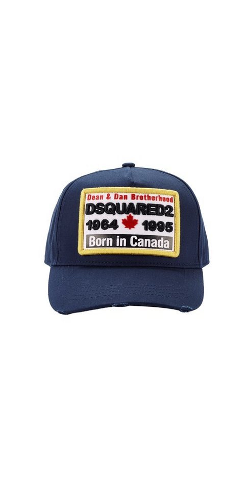 Dsquared2 Baseball Cap Dsquared2 Born in Canada Patch Baseball Cap Navy Blau Dsquared2 Baseball Cap Dsquared2 Born in Canada Patch Baseball Cap Navy Blau von Dsquared2