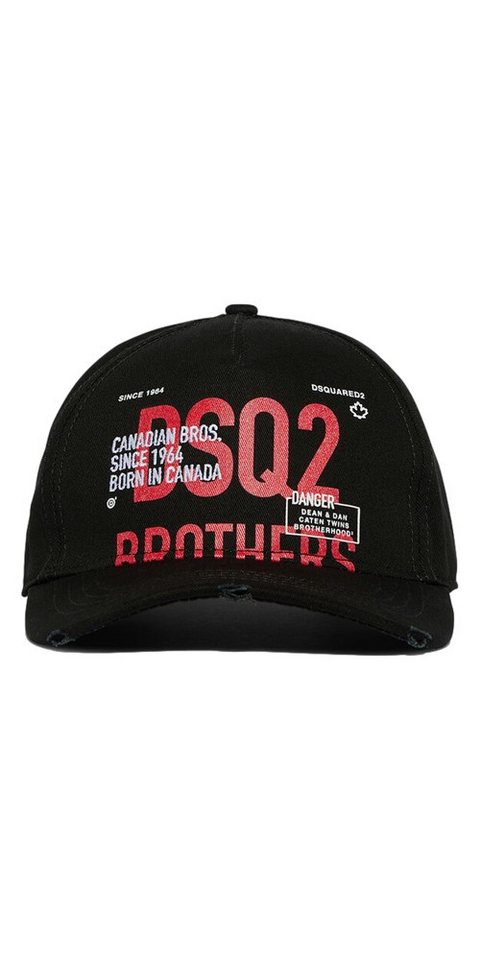 Dsquared2 Baseball Cap Dsquared2 Brothers Baseball Cap Schwarz Unisex von Dsquared2