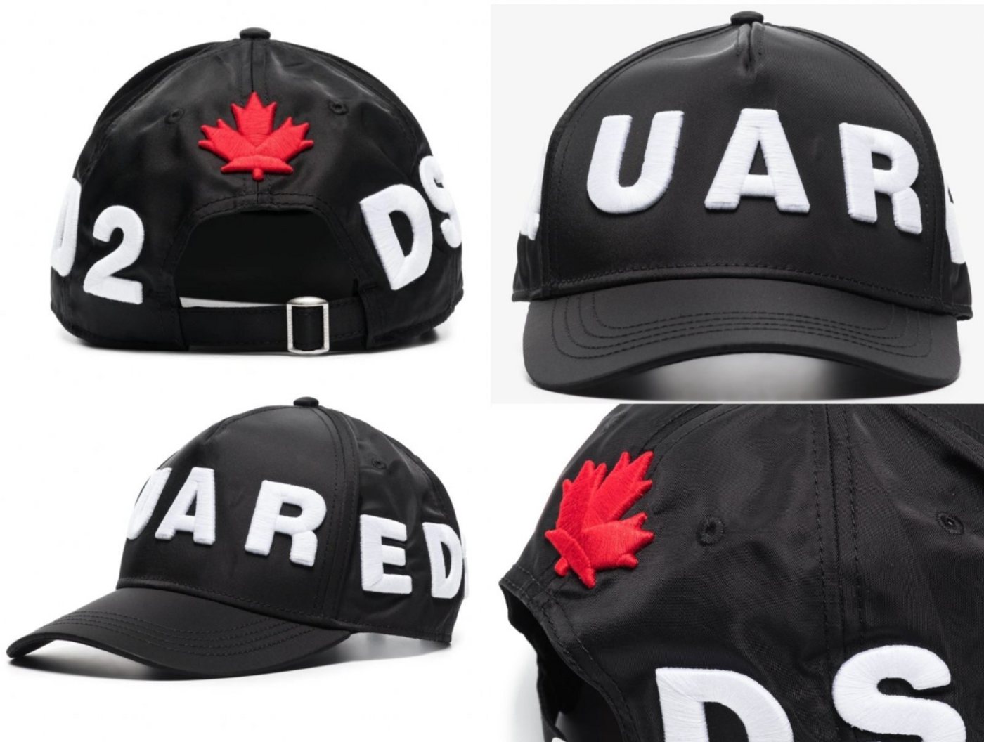 Dsquared2 Baseball Cap Dsquared2 Nylon All-Over Logo Embroidery Baseballcap Cap Kappe Basebal von Dsquared2