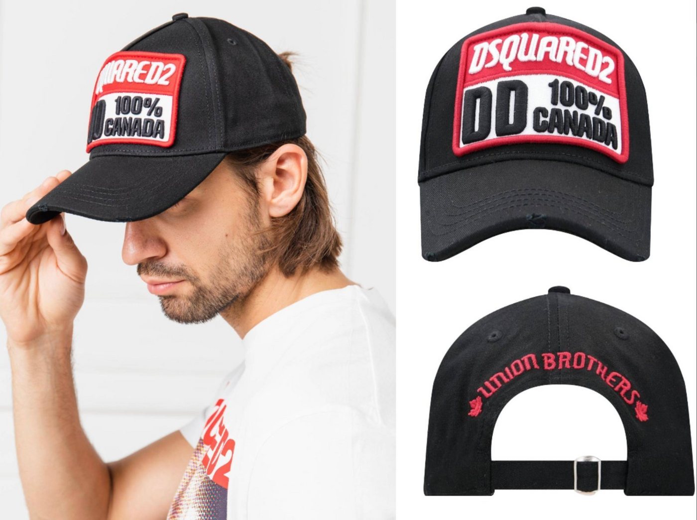 Dsquared2 Baseball Cap Dsquared2 Caten Twins Deadstock Icon Baseballcap Kappe Basebalkappe Tr von Dsquared2