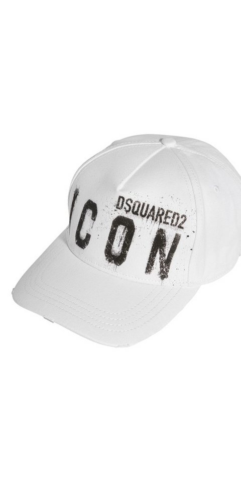 Dsquared2 Baseball Cap Dsquared2 ICON SPRAY Baseball Cap Weiß Unisex von Dsquared2