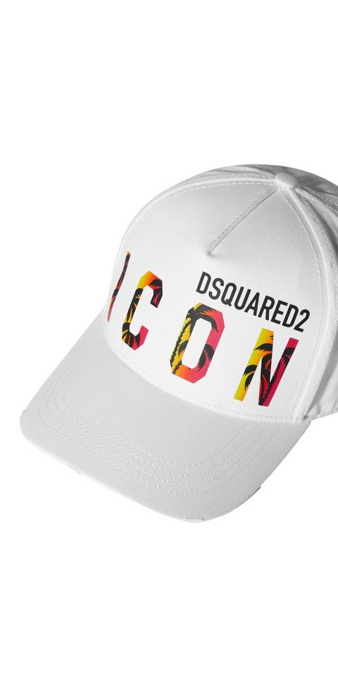 Dsquared2 Baseball Cap Dsquared2 ICON Sunset Baseball Cap Weiß Unisex von Dsquared2