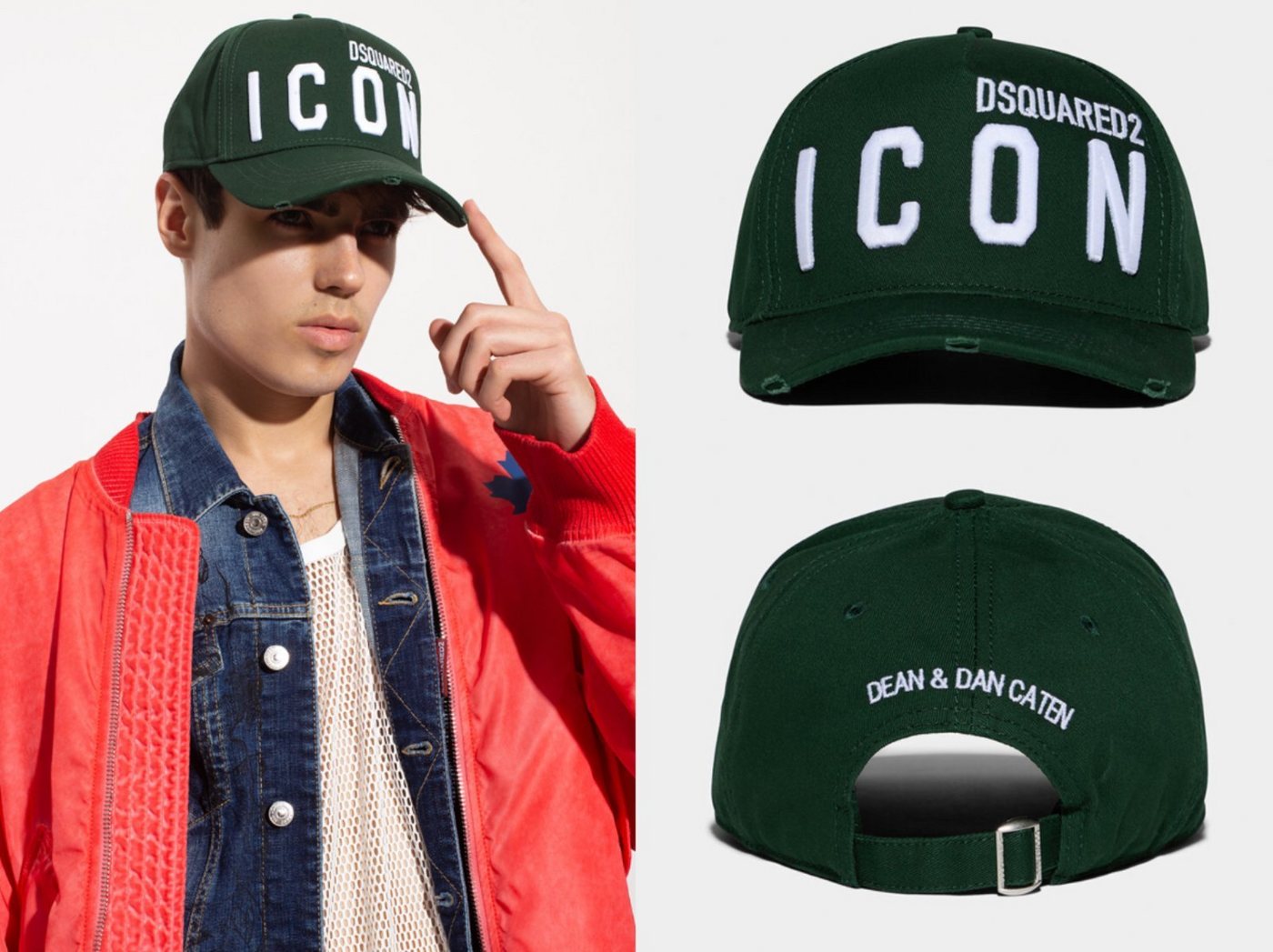 Dsquared2 Baseball Cap Dsquared2 Icon Cap Patch Logo Baseballcap Cap Kappe Basebalkappe Hat H von Dsquared2