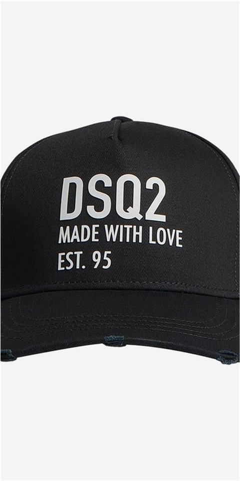 Dsquared2 Baseball Cap Dsquared2 Made With Love Baseball Cap Schwarz Unisex von Dsquared2