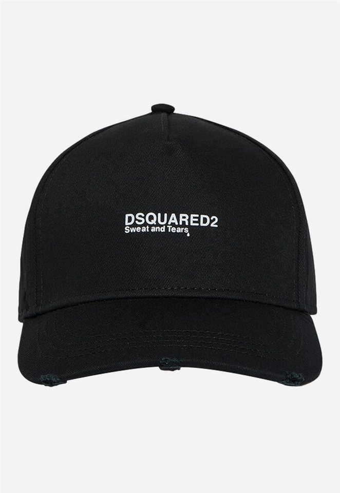 Dsquared2 Baseball Cap Dsquared2 Mini Logo Baseball Cap Black and White von Dsquared2