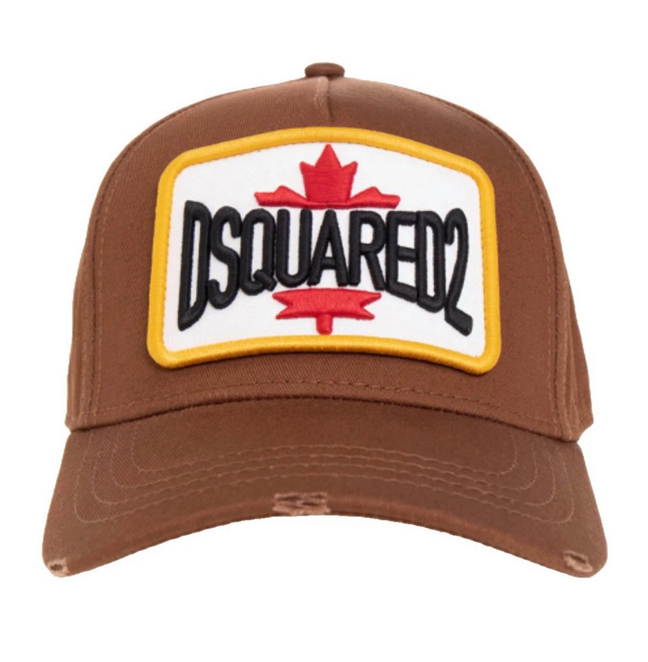 Dsquared2 Baseball Cap Family Business Baseballcap Icon Baseball Kappe Unisex goldfarbenen Stickerei „FAMILY BUSINESS von Dsquared2