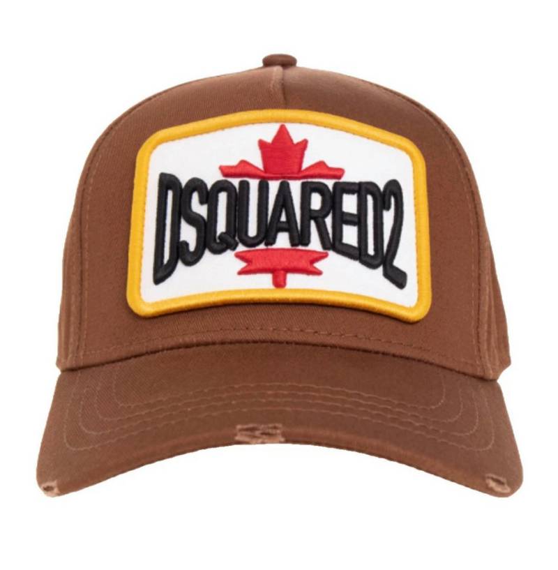 Dsquared2 Baseball Cap Family Business Baseballcap Icon Baseball Kappe Unisex goldfarbenen Stickerei „FAMILY BUSINESS von Dsquared2
