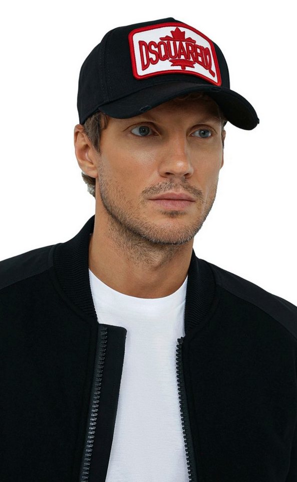 Dsquared2 Baseball Cap Family Business Baseballcap Icon Baseball Kappe Unisex goldfarbenen Stickerei „FAMILY BUSINESS von Dsquared2