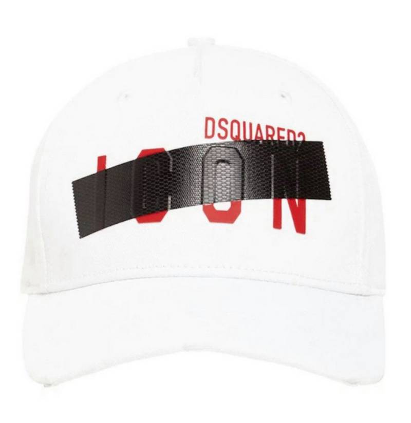 Dsquared2 Baseball Cap Icon Cap Kappe Hidden Swipe Tape Basebalkappe Taped Icon Logo von Dsquared2