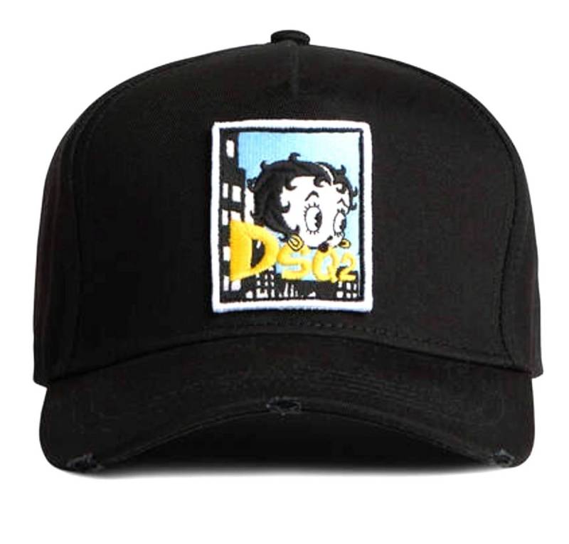 Dsquared2 Baseball Cap Limited Betty Boop Edition Baseballcap Kappe Unisex Gestickter Betty Boop x DSQ2 Patch von Dsquared2