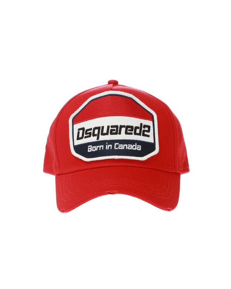 Dsquared2 Baseball Cap Logo Mütze Rot - BCM0314-4065 von Dsquared2