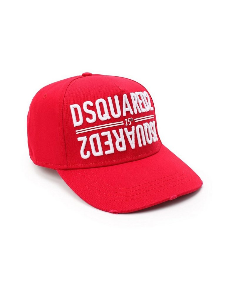 Dsquared2 Baseball Cap Logo Mütze Rot - BCM0340 von Dsquared2