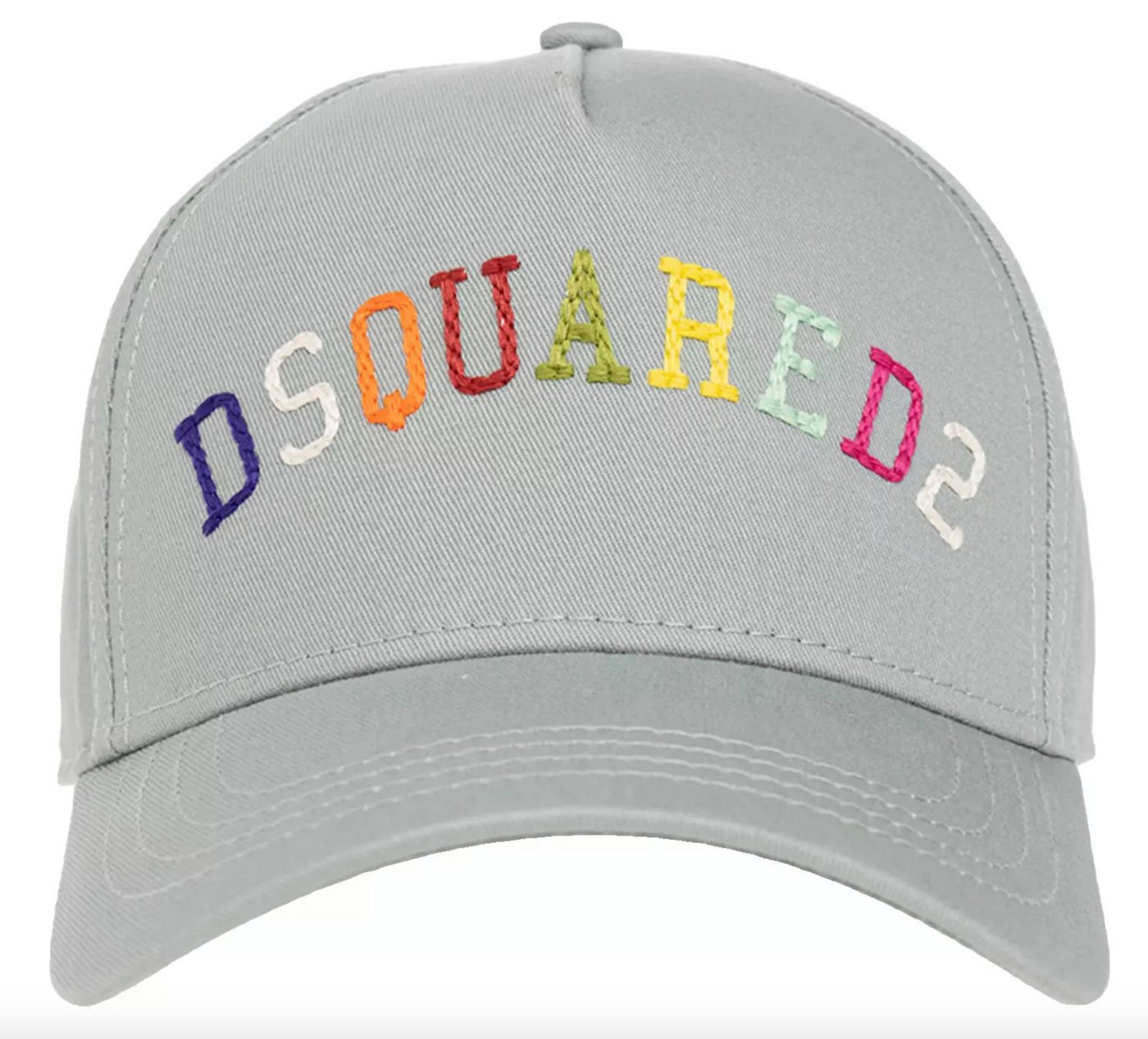 Dsquared2 Baseball Cap Rainbow Icon Used-Look und den eingestickten Luftlöchern von Dsquared2