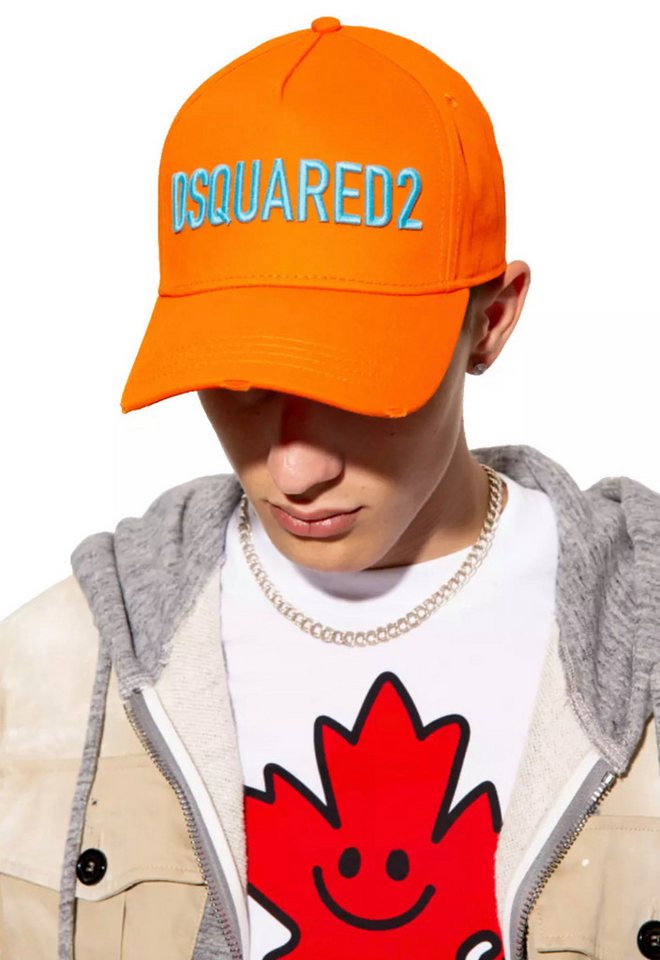 Dsquared2 Baseball Cap Technicolor Baseballkappe Icon Baseballcap Kappe Mütze Cap Hat Bringt eine Extraportion Attitüde in Ihr Outfit. von Dsquared2