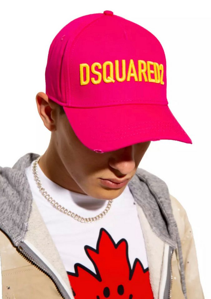 Dsquared2 Baseball Cap Technicolor Baseballkappe Icon Baseballcap Kappe Mütze Cap Hat Bringt eine Extraportion Attitüde in Ihr Outfit. von Dsquared2