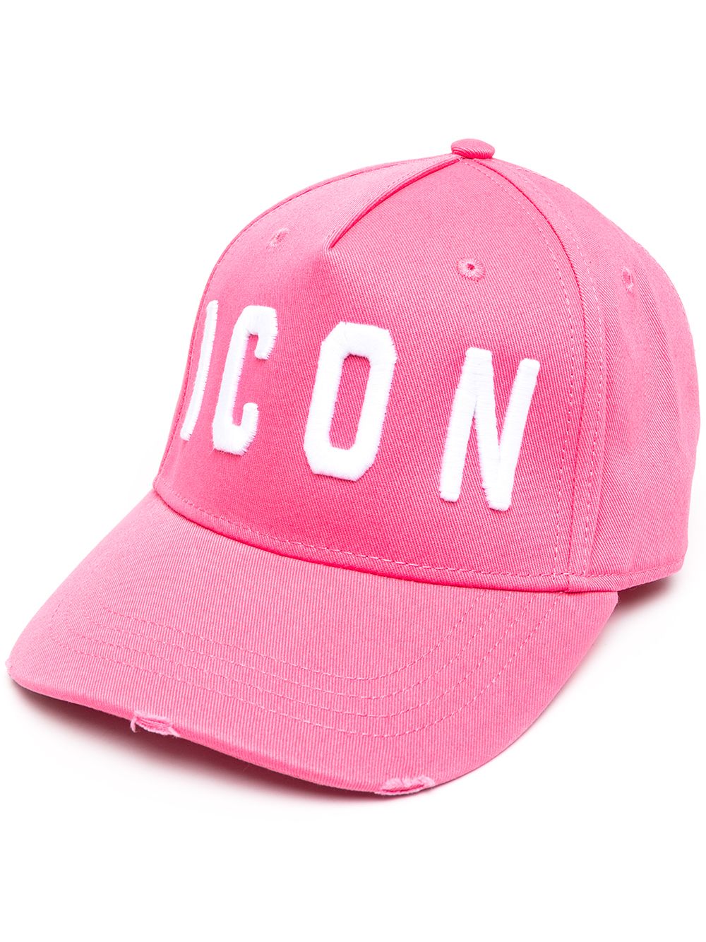 Dsquared2 Baseballkappe mit Logo-Stickerei - Rosa von Dsquared2