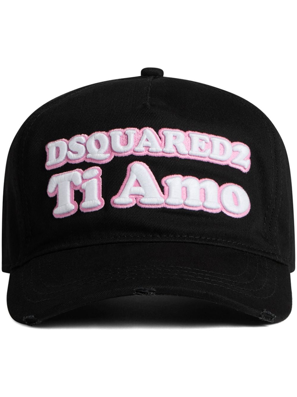 Dsquared2 Baseballkappe mit Logo-Stickerei - Schwarz von Dsquared2