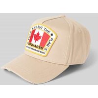 Dsquared2 Basecap aus reiner Baumwolle in Beige, Größe 1 von Dsquared2
