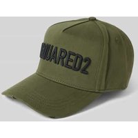 Dsquared2 Basecap mit Label-Stitching in Oliv, Größe 1 von Dsquared2