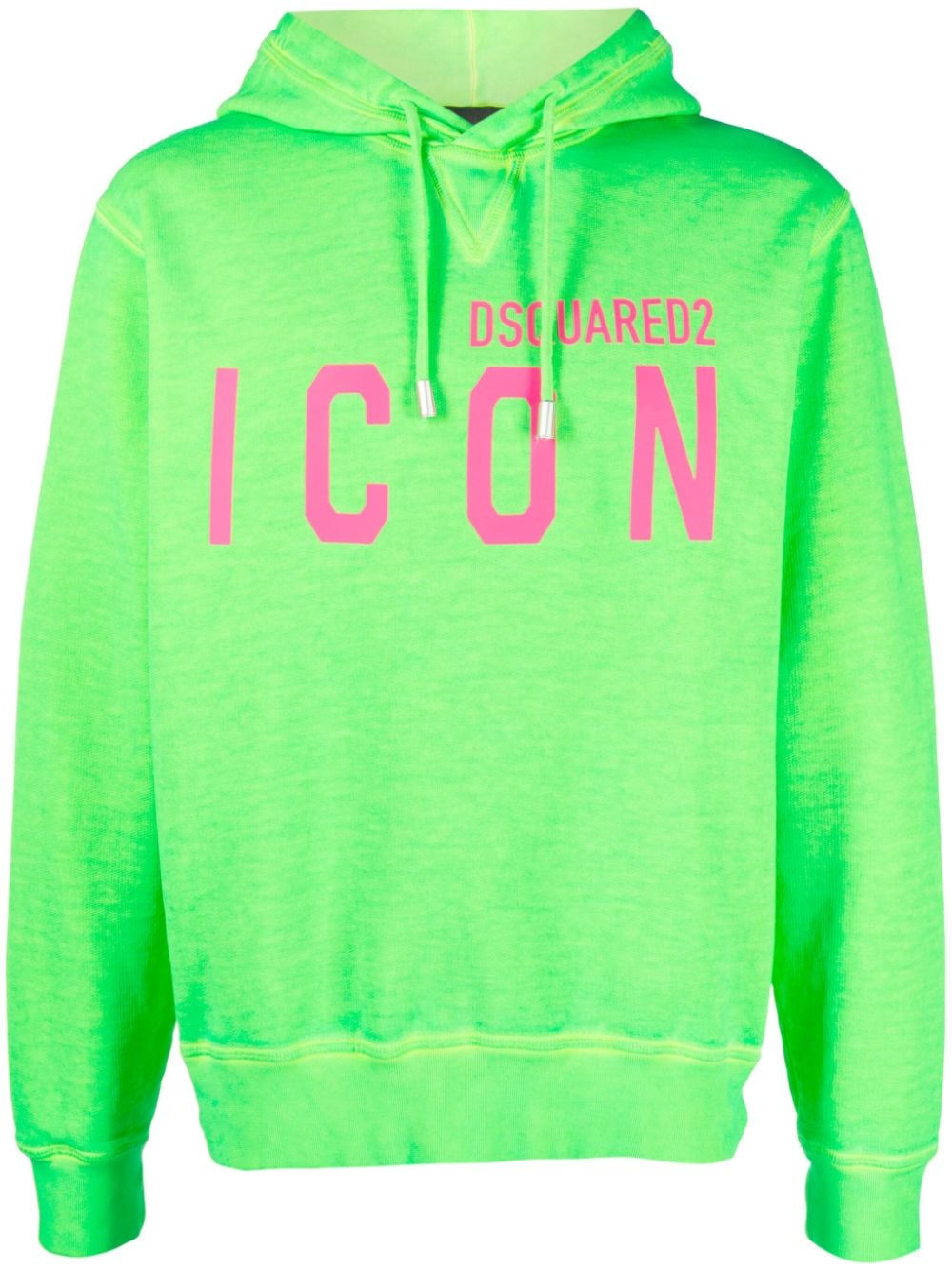 Dsquared2 Be Icon Jersey-Hoodie - Grün von Dsquared2