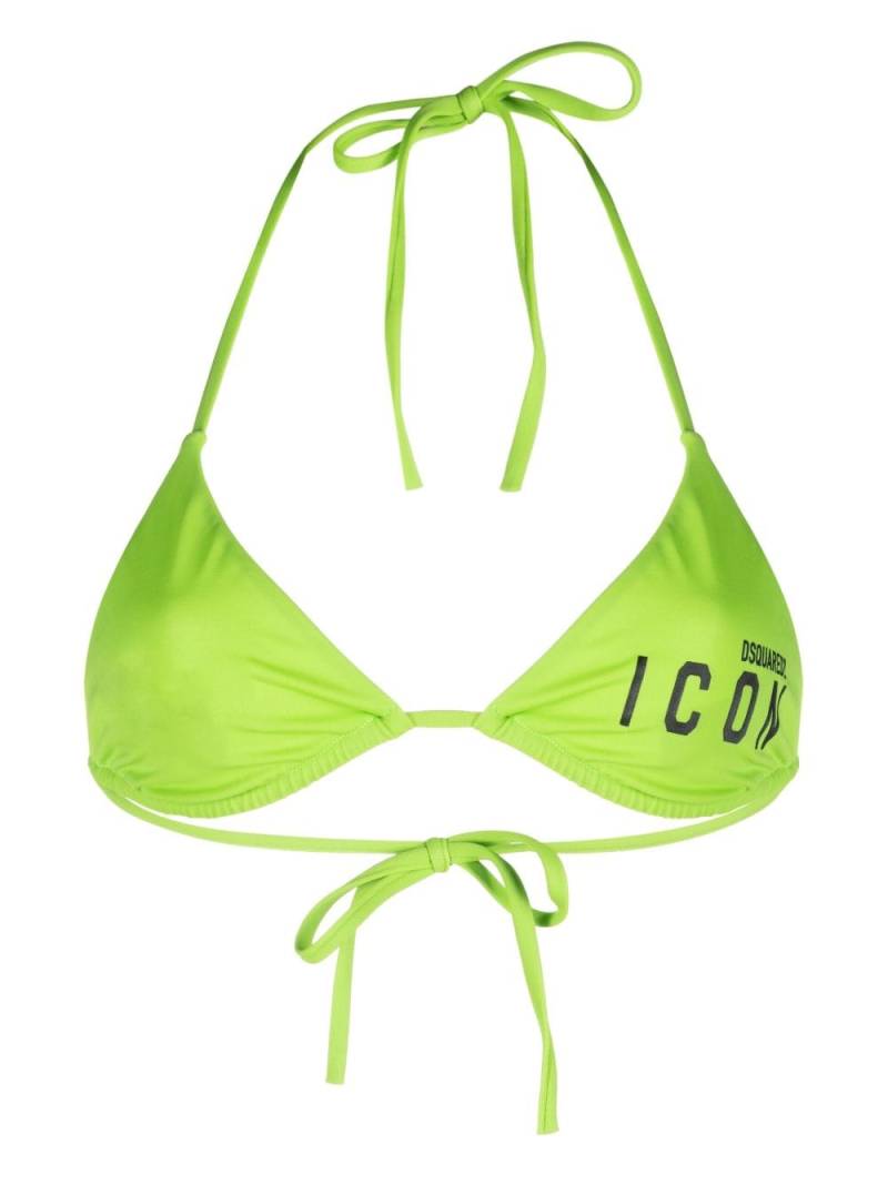 Dsquared2 Karl Icon Triangel-Bikinioberteil - Grün von Dsquared2