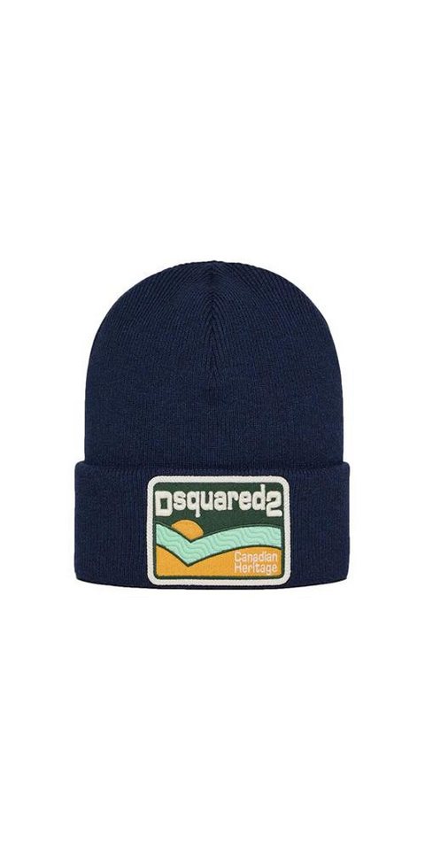 Dsquared2 Beanie Dsquared2 Canadian Wintermütze Blau Unisex von Dsquared2