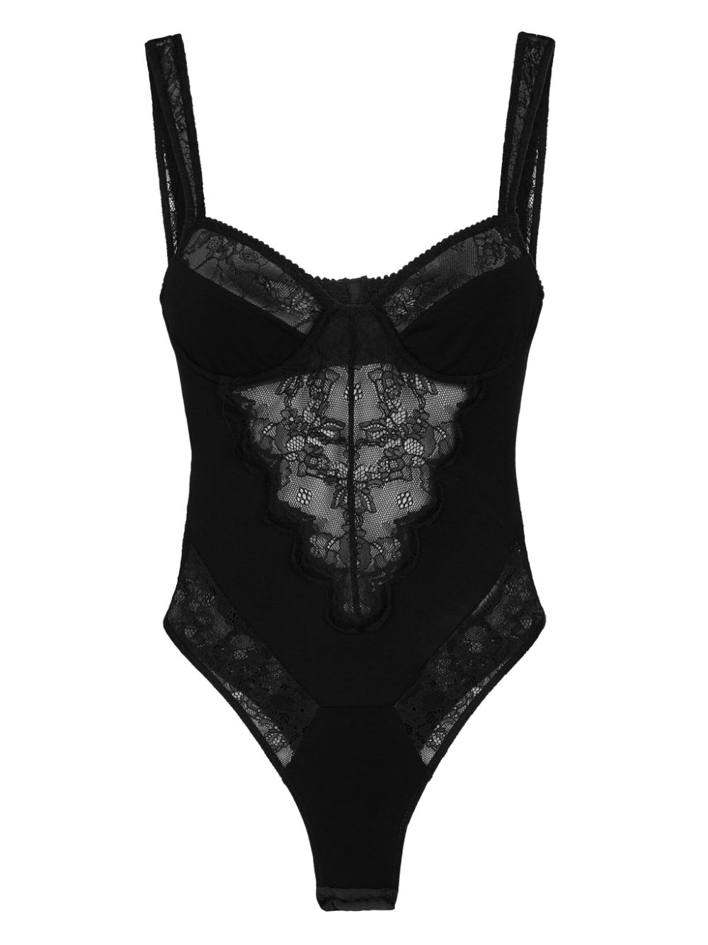 Dsquared2 Body mit Spitze - Schwarz von Dsquared2