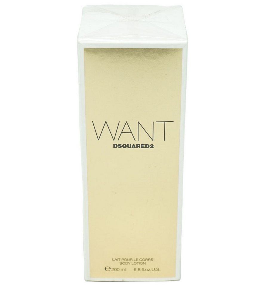 Dsquared2 Bodylotion Dsquared Want Body Lotion 200 ml von Dsquared2