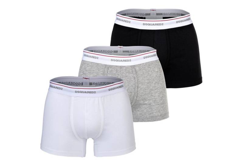 Dsquared2 Boxer Herren Boxershort 3er Pack Baumwolle 3-PACK TRUNK (Packung, 3er Pack) von Dsquared2