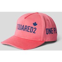 Dsquared2 Cap im Used-Look in Rot, Größe One Size von Dsquared2