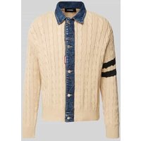 Dsquared2 Cardigan in Strick-Optik in Offwhite, Größe M von Dsquared2