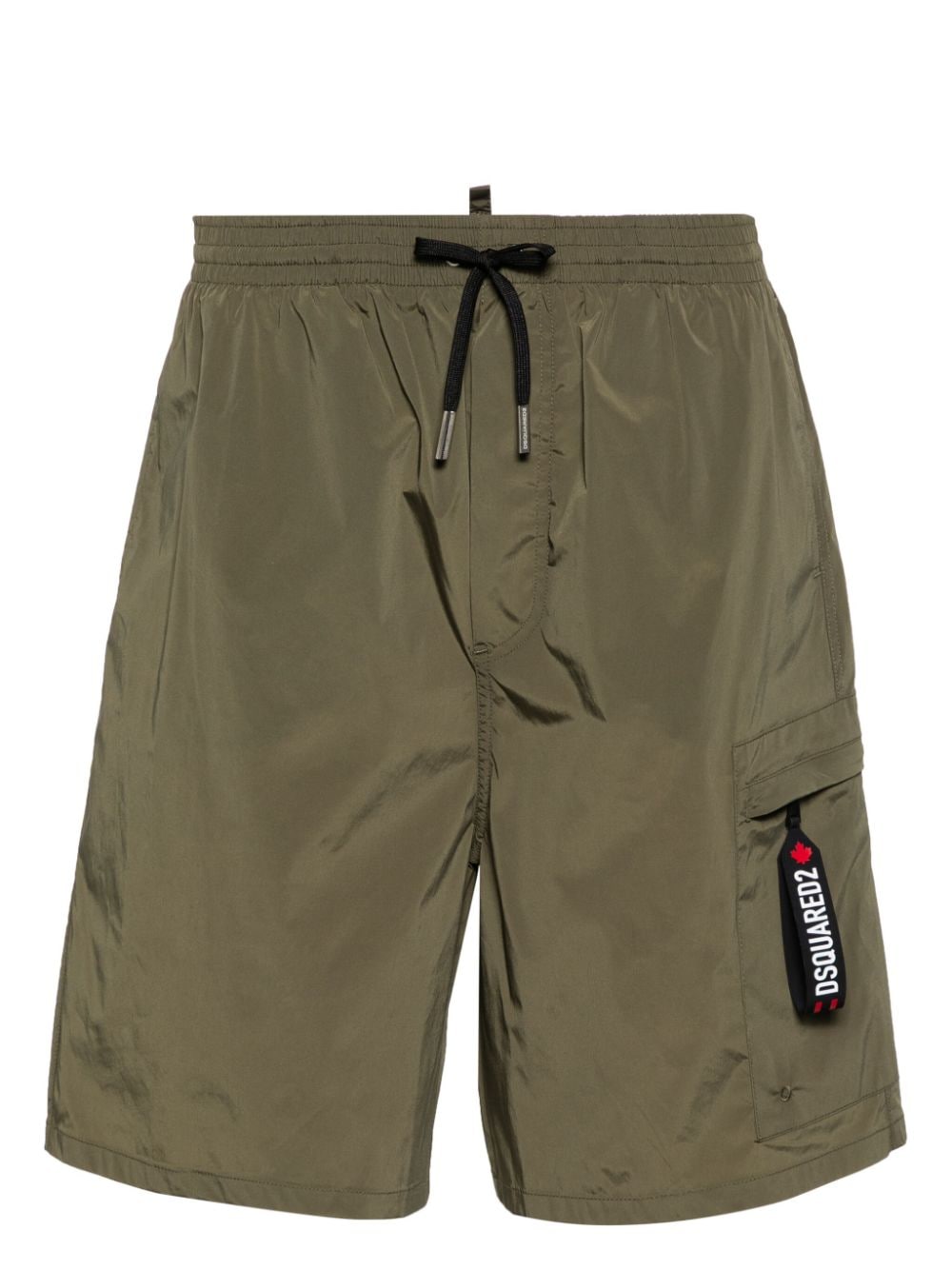 Dsquared2 Cargo-Badeshorts mit Kordelzug - Grün von Dsquared2