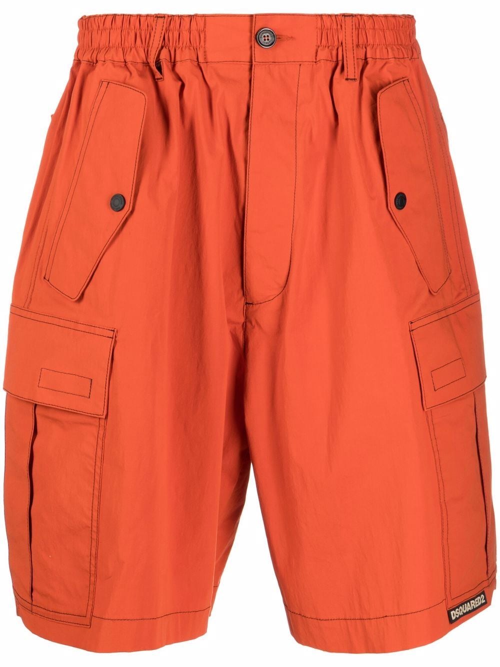 Dsquared2 Cargohose mit Kontrastnähten - Orange von Dsquared2