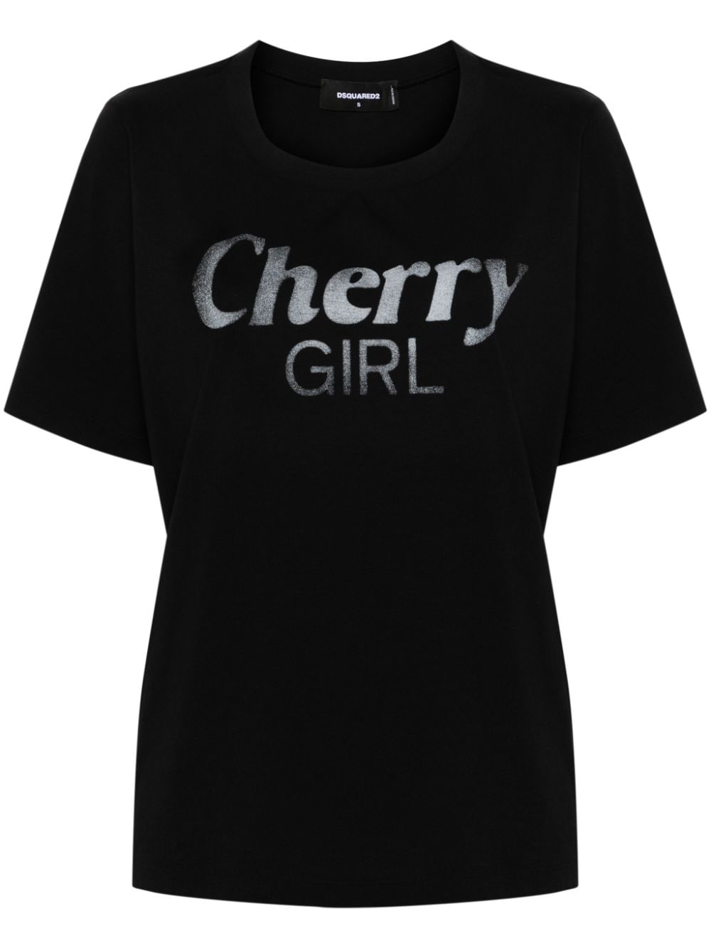 Dsquared2 Cherry Girl T-Shirt - Schwarz von Dsquared2