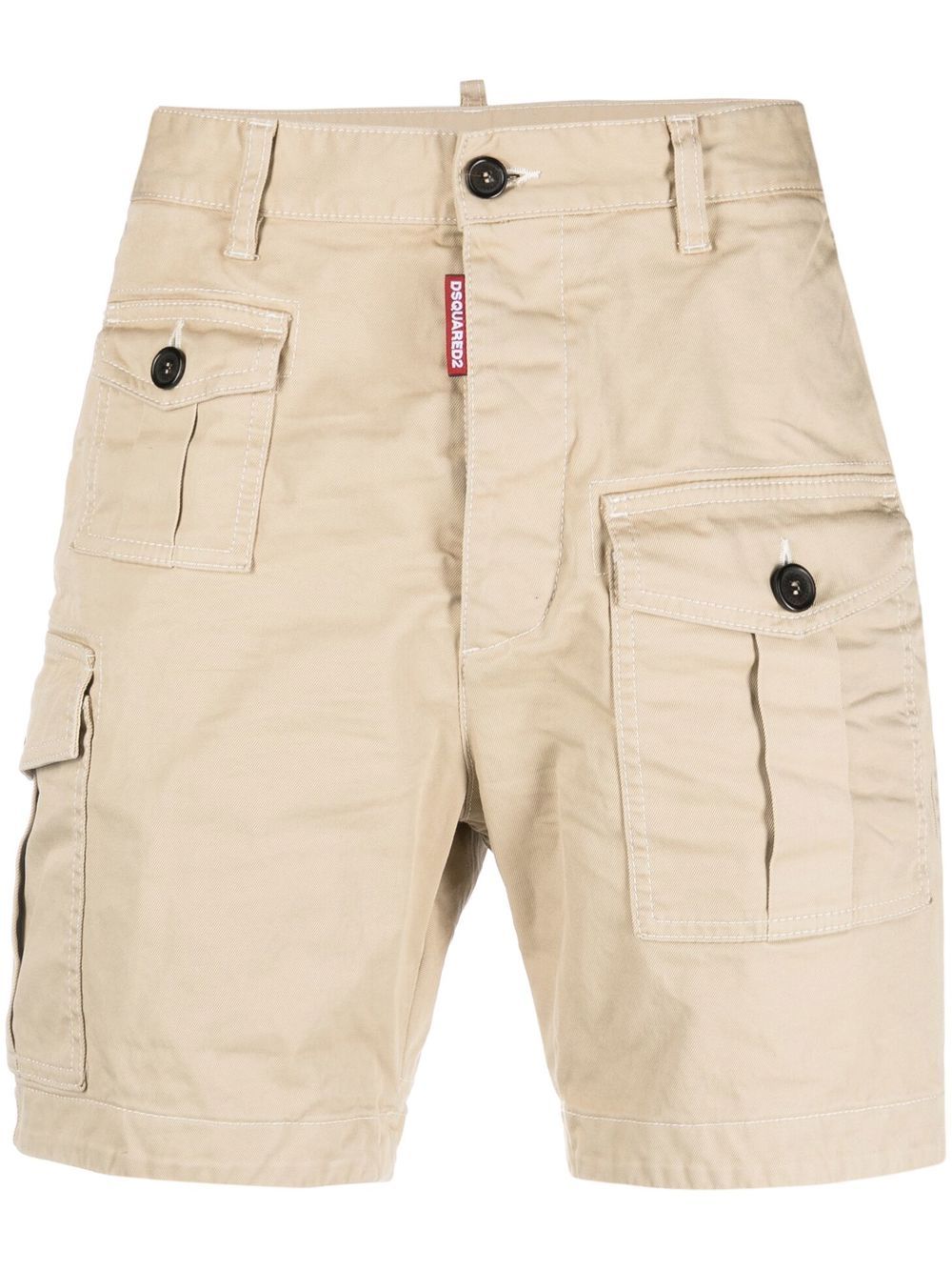 Dsquared2 Chino-Shorts mit Logo - Nude von Dsquared2