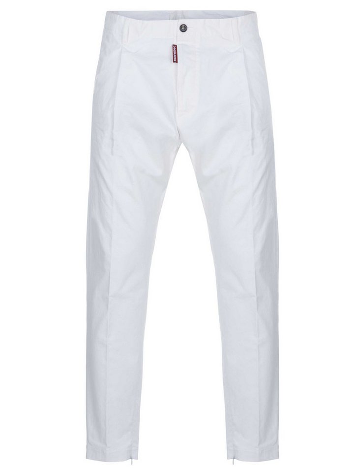 Dsquared2 Chinos Dsquared2 Super Light New Dan Hose weiß von Dsquared2