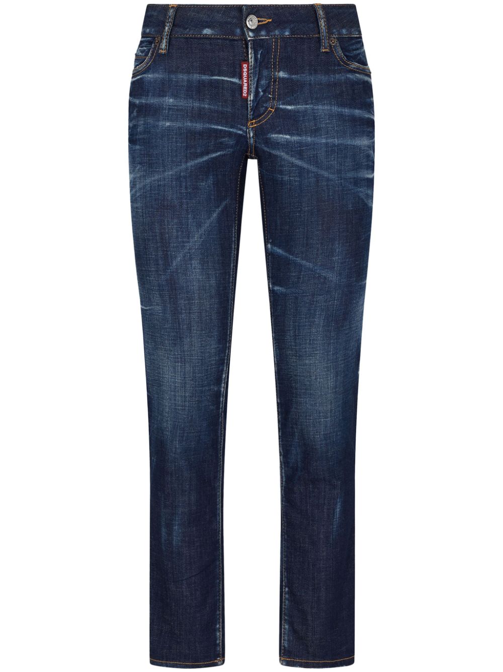 Dsquared2 Cool Girl Cropped-Jeans - Blau von Dsquared2