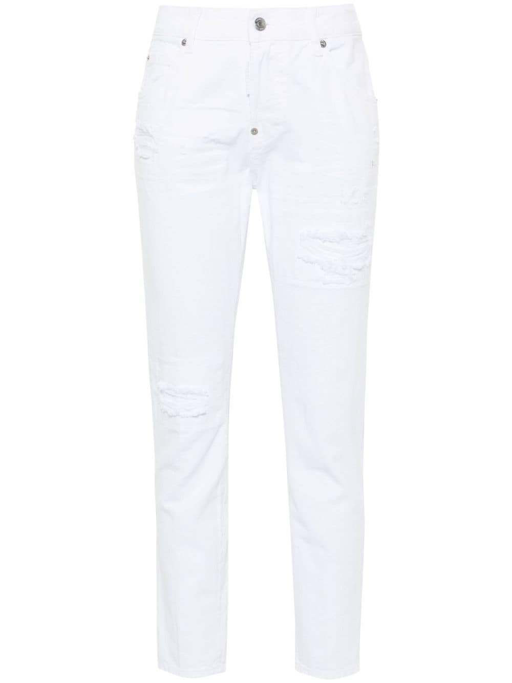 Dsquared2 Cool Girl Slim-Fit-Jeans - Weiß von Dsquared2